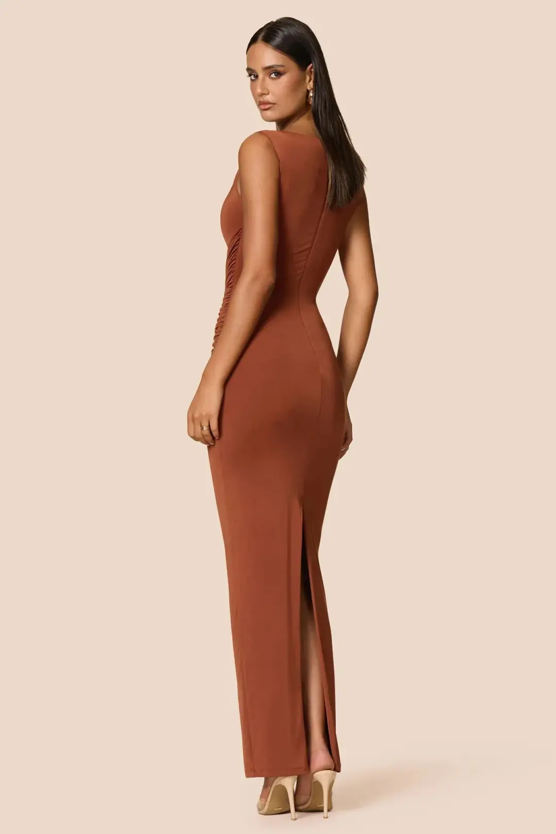 Love Nookie Kaia Maxi Dress Clay  Size 10 for rent on The Volte - main image