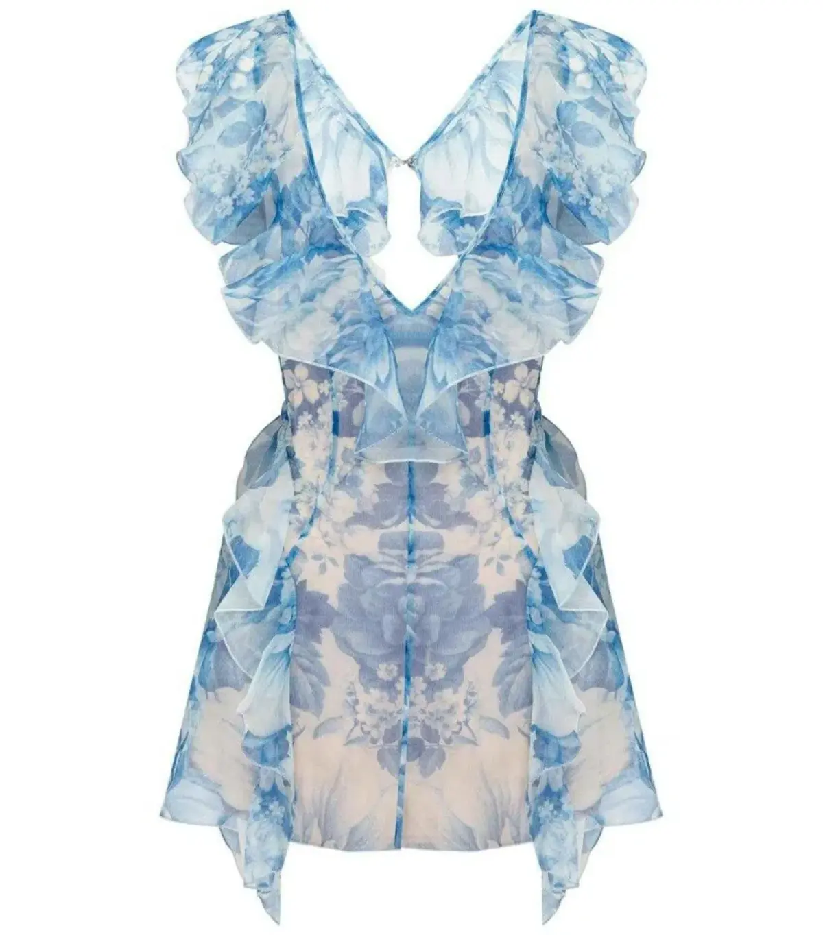 Alice McCall Sherbet Bomb Playsuit Blue Floral Size XS / AU 6 - Image 6