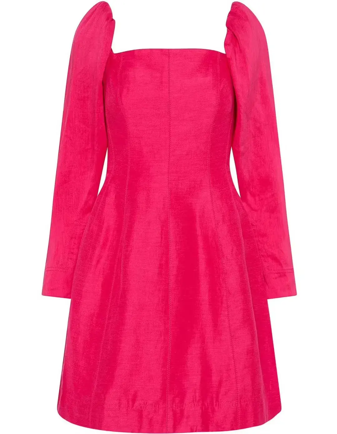 Aje Baret Sleeved Mini Dress in Pink Size 12 - Image 5