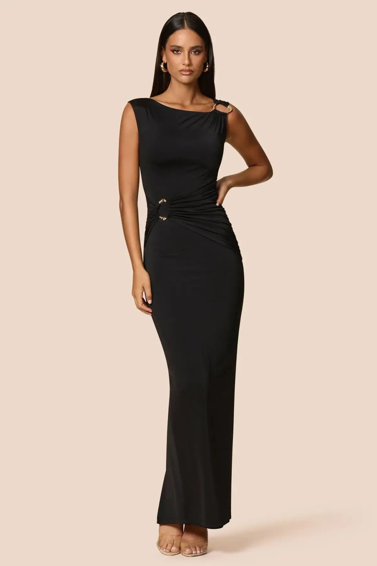 Love Nookie Kaia Maxi Dress Black Size 12 - Image 2