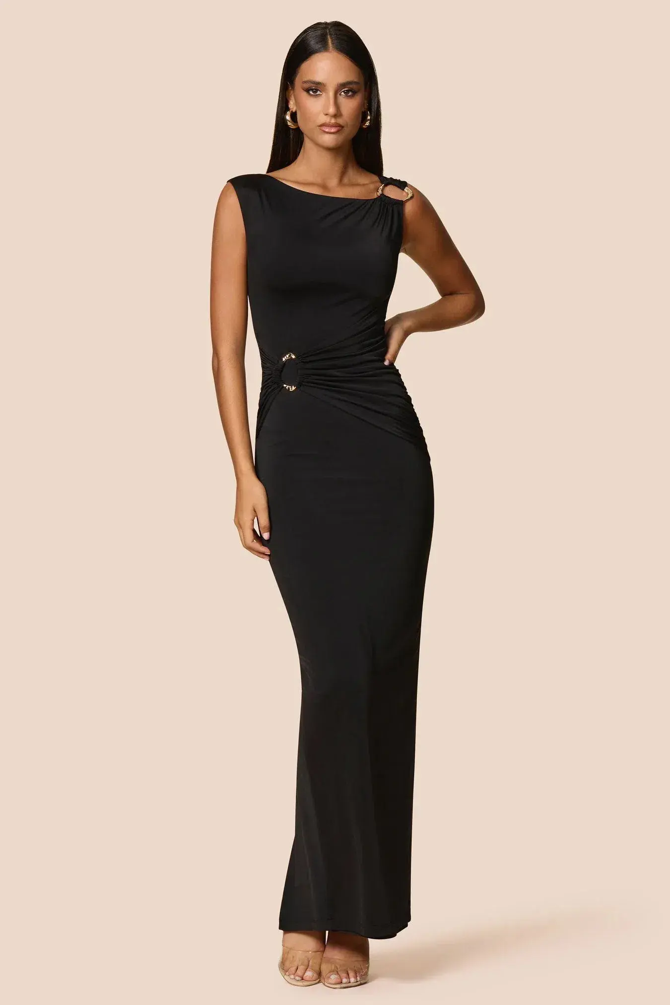 Love Nookie Kaia Maxi Dress Black Size 12 - Image 2