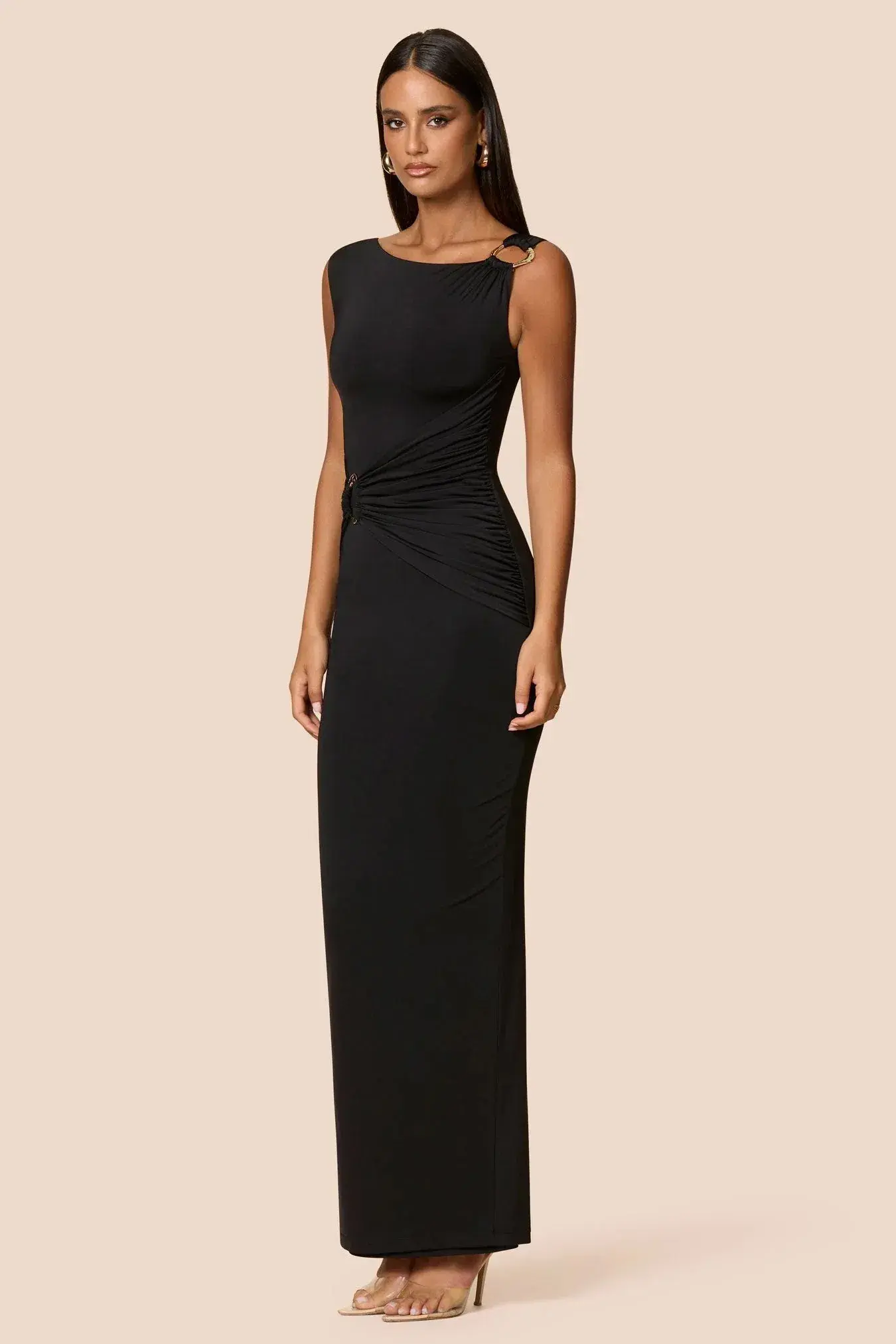 Love Nookie Kaia Maxi Dress Black Size 12 - Image 3
