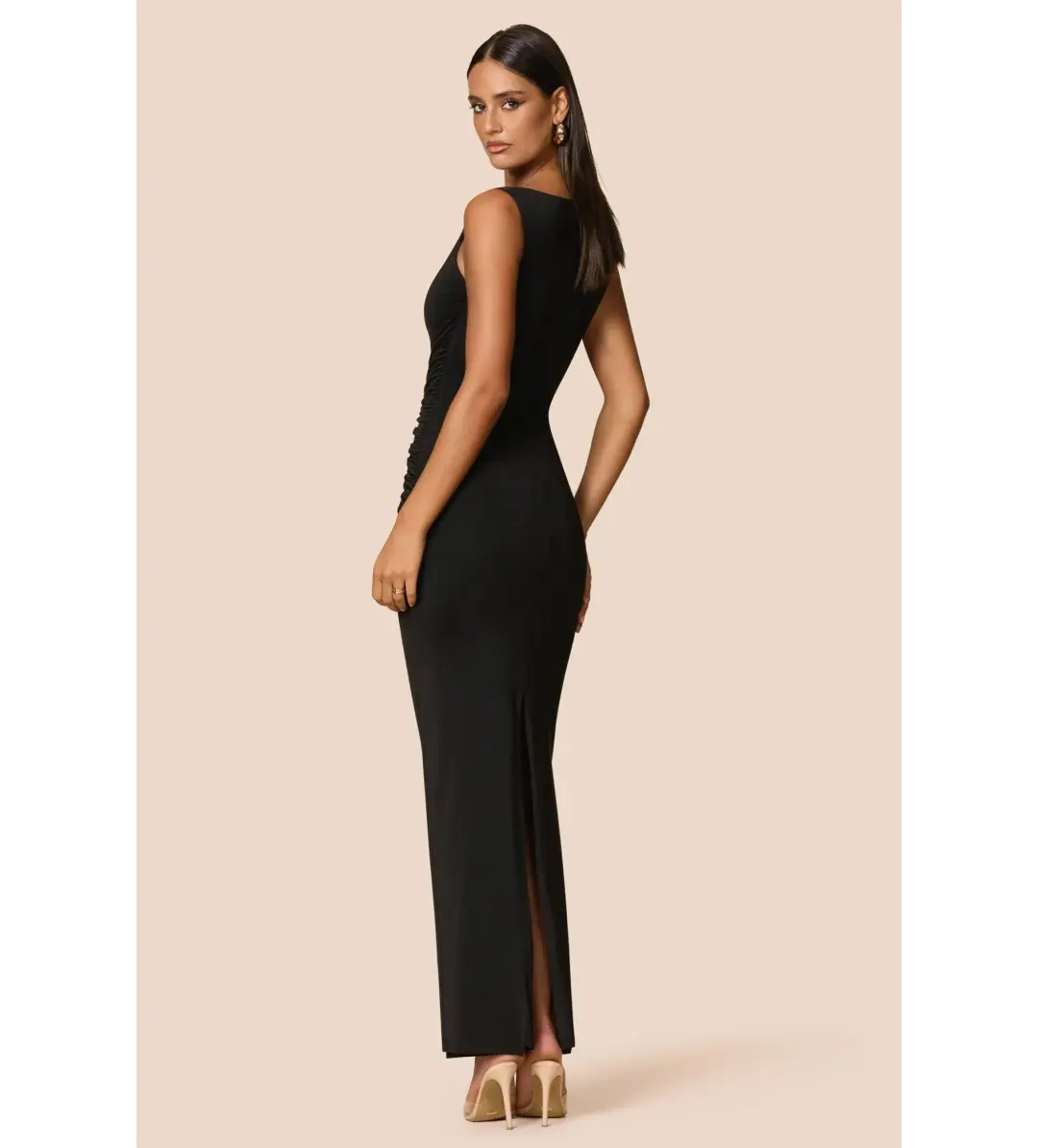 Love Nookie Kaia Maxi Dress Black Size AU 12 for rent on The Volte - main image