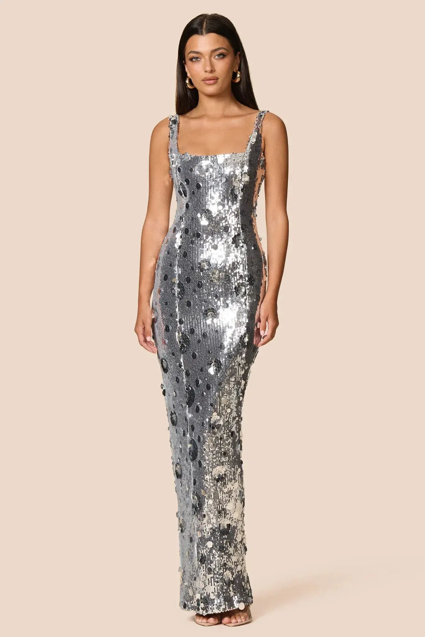 Love Nookie Seraphine Gown in Silver Size M / AU10 - Image 1