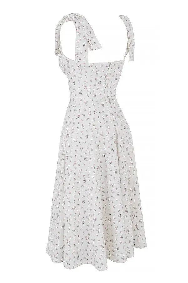 House of CB Alicia Midi Dress in White Size AU 14 - Image 5