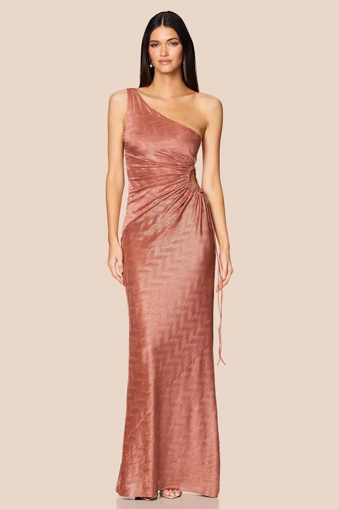 Love Nookie Mirage Maxi Gown  Mocha Size 10 - Image 1
