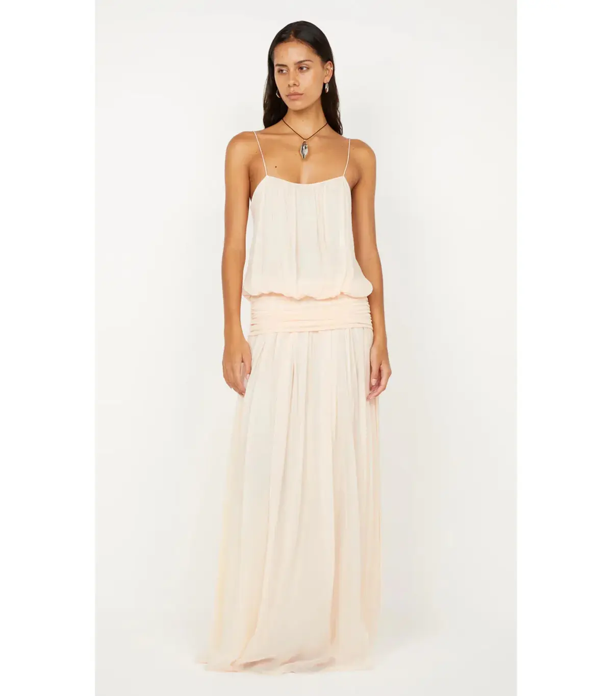Bec & Bridge Camille Blouson Maxi Dress Peach Size 12 - Image 1