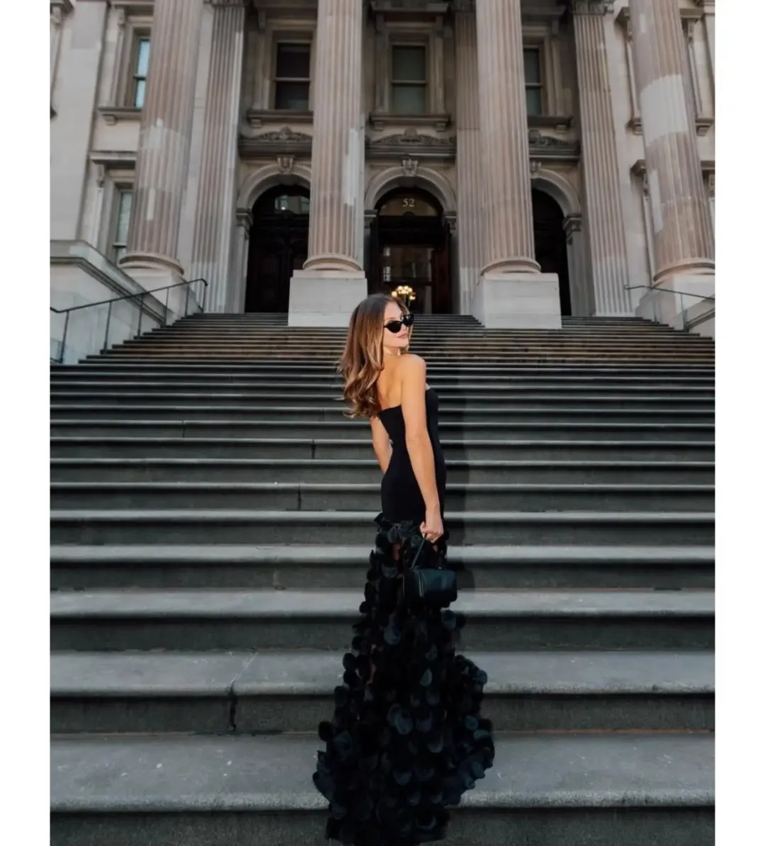 Bronx and Banco Harper Strapless Gown Black Size S AU 8 for rent on The Volte - main image