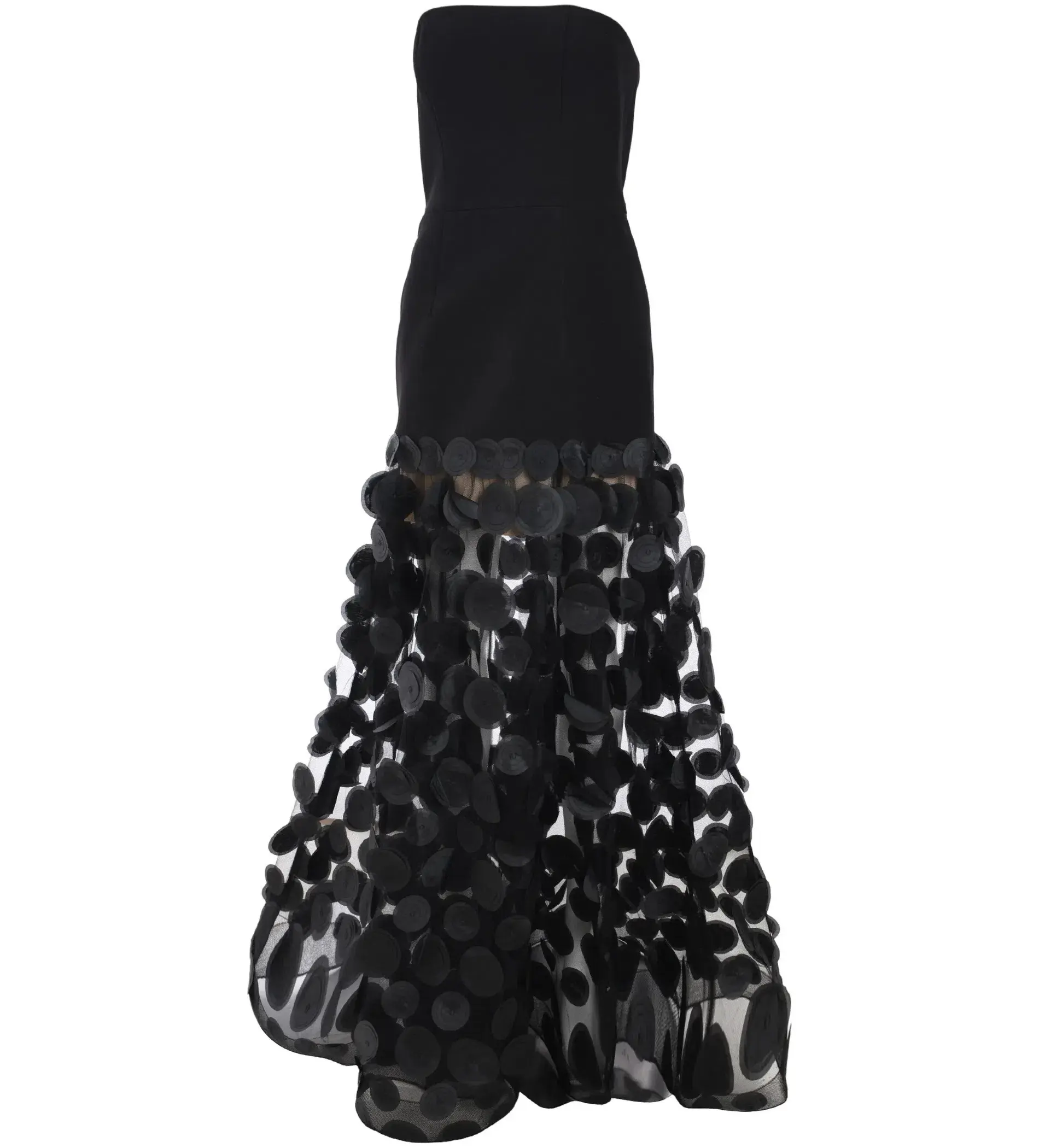 Bronx and Banco Harper Strapless Gown Black Size S AU 8 - Image 7