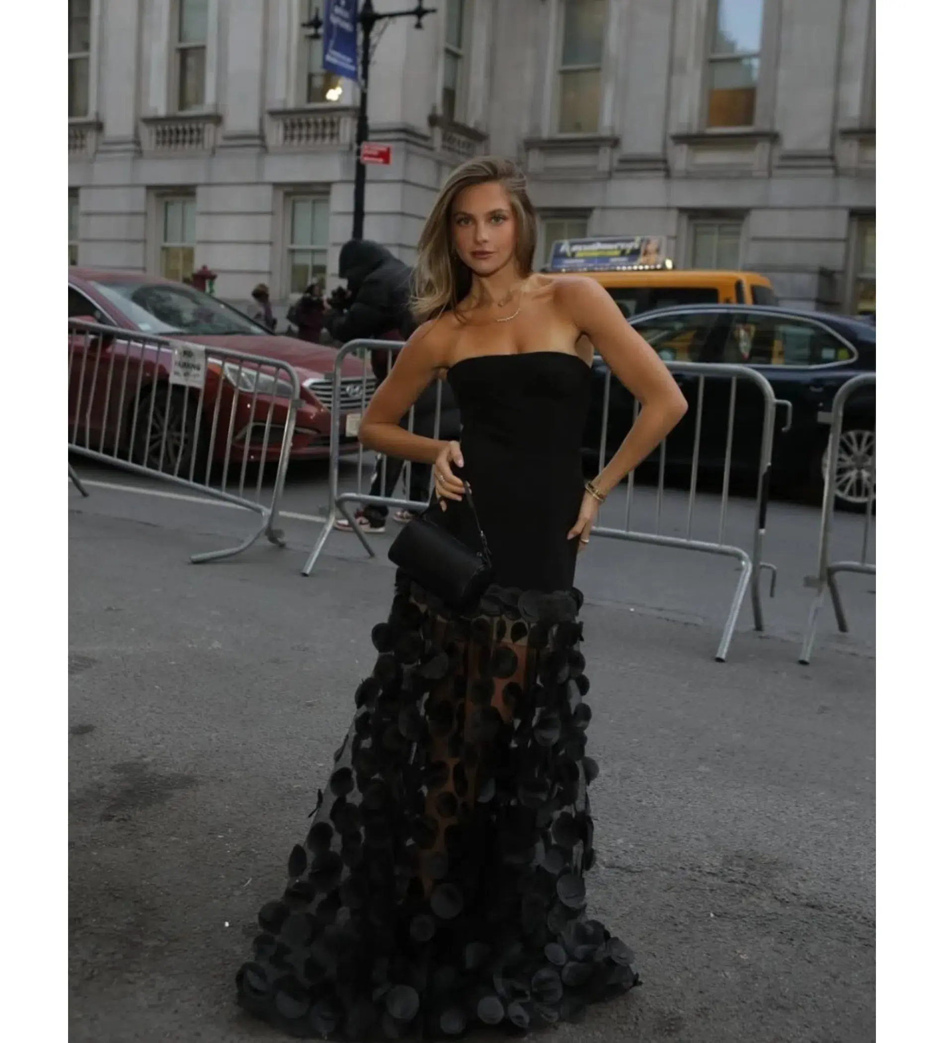 Bronx and Banco Harper Strapless Gown Black Size S AU 8 - Image 2