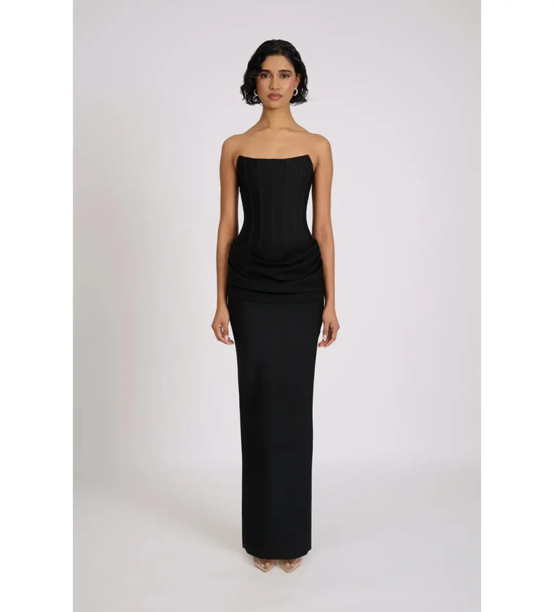 Eliya The Label Hilda Gown Black Size AU 8 for rent on The Volte - main image