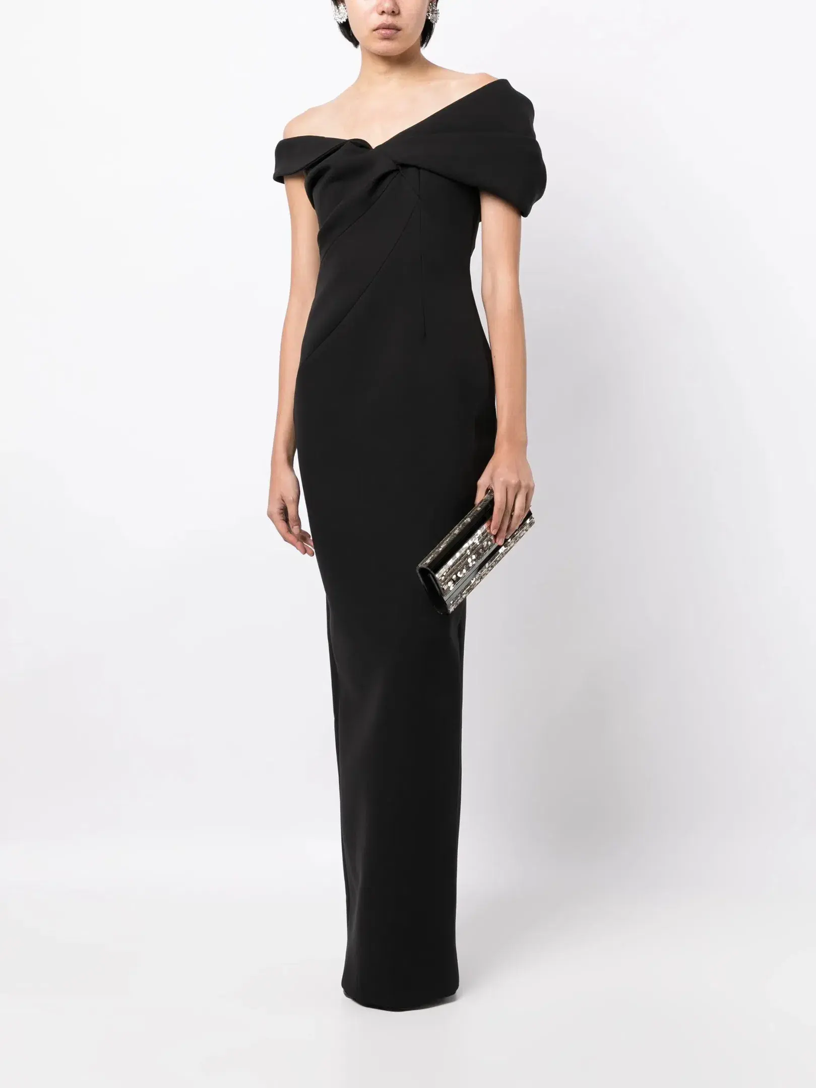 Rachel Gilbert Matteo Maxi Gown Black Size 0 / AU 6 - Image 1