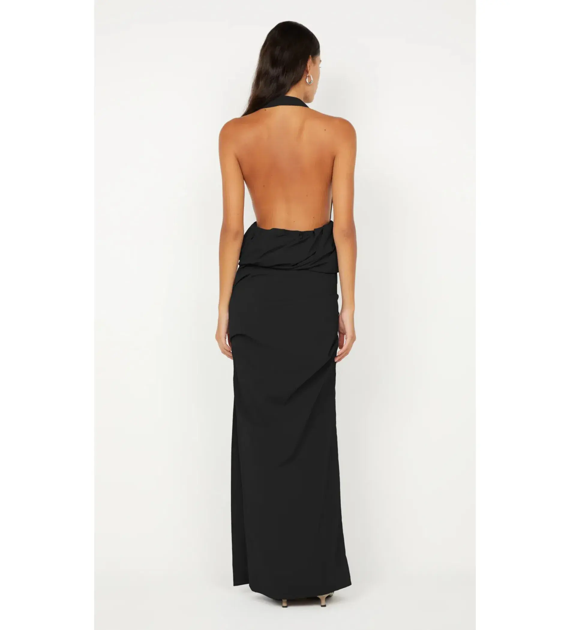 Bec & Bridge Priscilla Bubble Maxi Dress Black Size AU 6 - Image 3