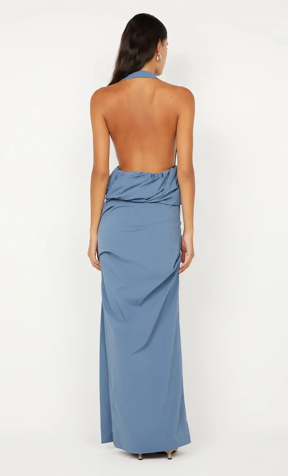 Bec & Bridge Priscilla Bubble Maxi Dress Steel Blue Size 8 - Image 2