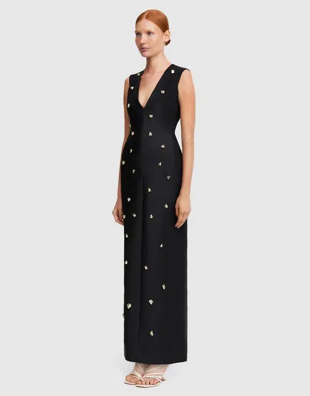 Acler Pattison Maxi Dress Dark Baroque Size 8 - Image 2