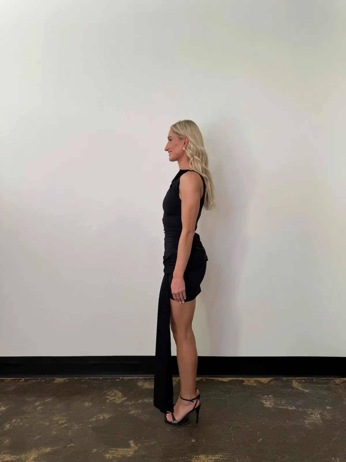 Bec & Bridge Domenic Asymmetrical Mini Dress Black Size 6 - Image 2