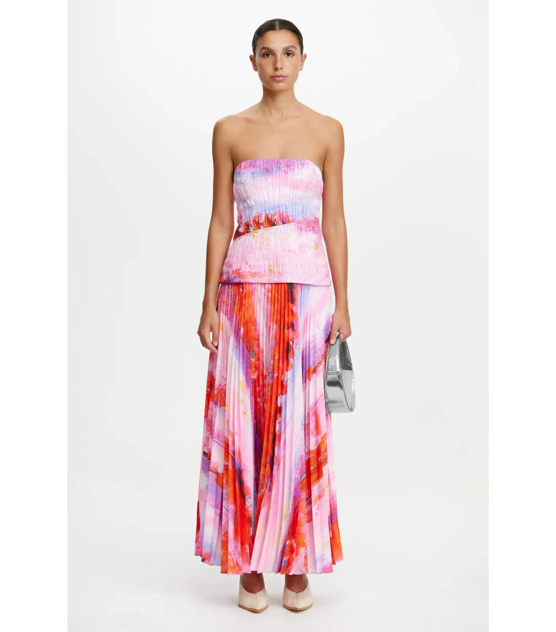 Acler Rockland Midi Dress in Violet Canvas Size AU 14 - Image 1