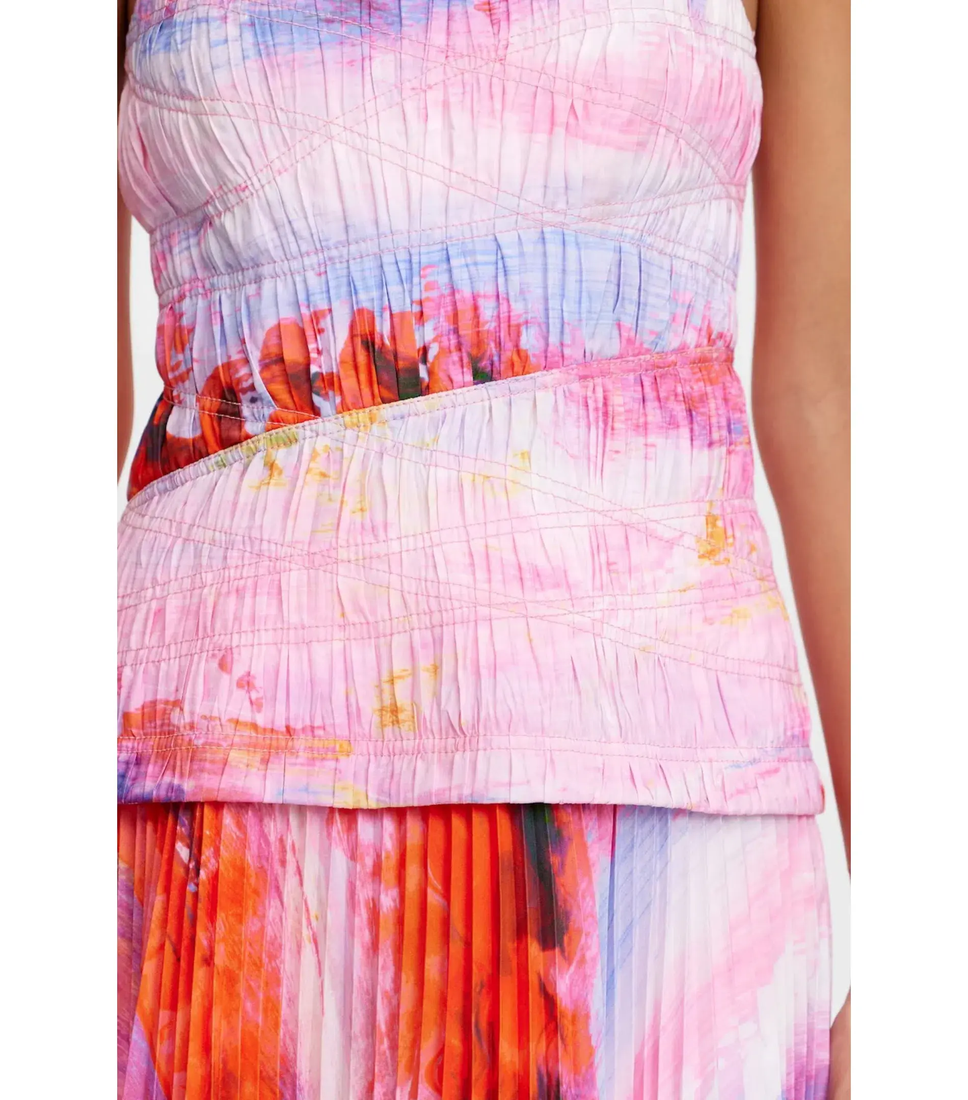 Acler Rockland Midi Dress in Violet Canvas Size AU 14 - Image 4