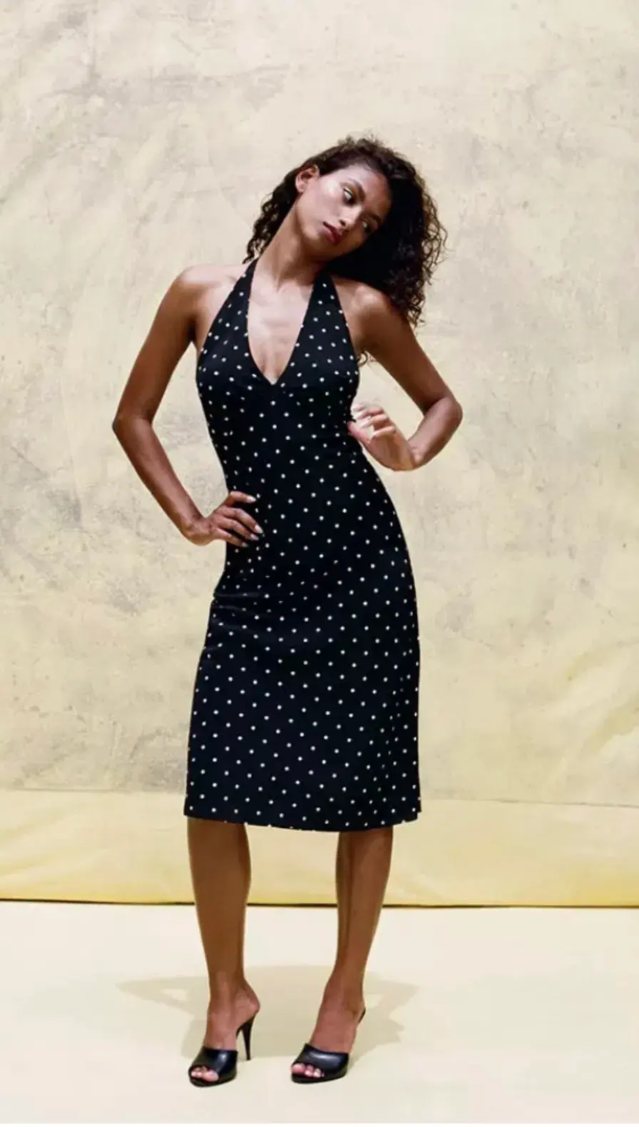 Realisation Par The Sadie Midi dress in Petite Spot Size 8/S for rent on The Volte - main image