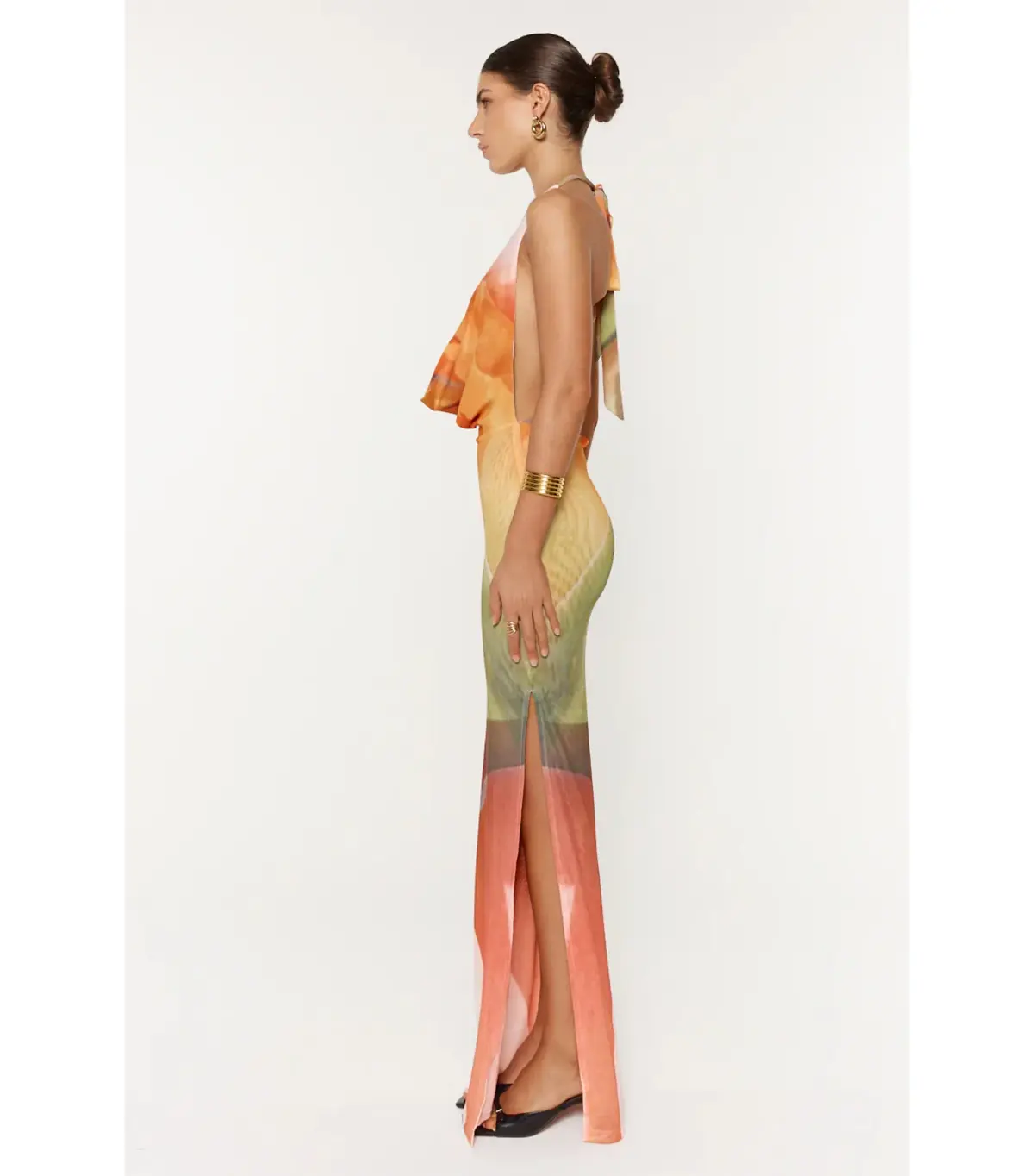 She is OLLÁ Pamela Maxi Dress Print Size S / AU 8 - Image 3