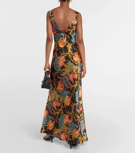 Sir The Label Artiste V Neck Slip Maxi Dress Deschamps Size 0/AU 6 - Image 5