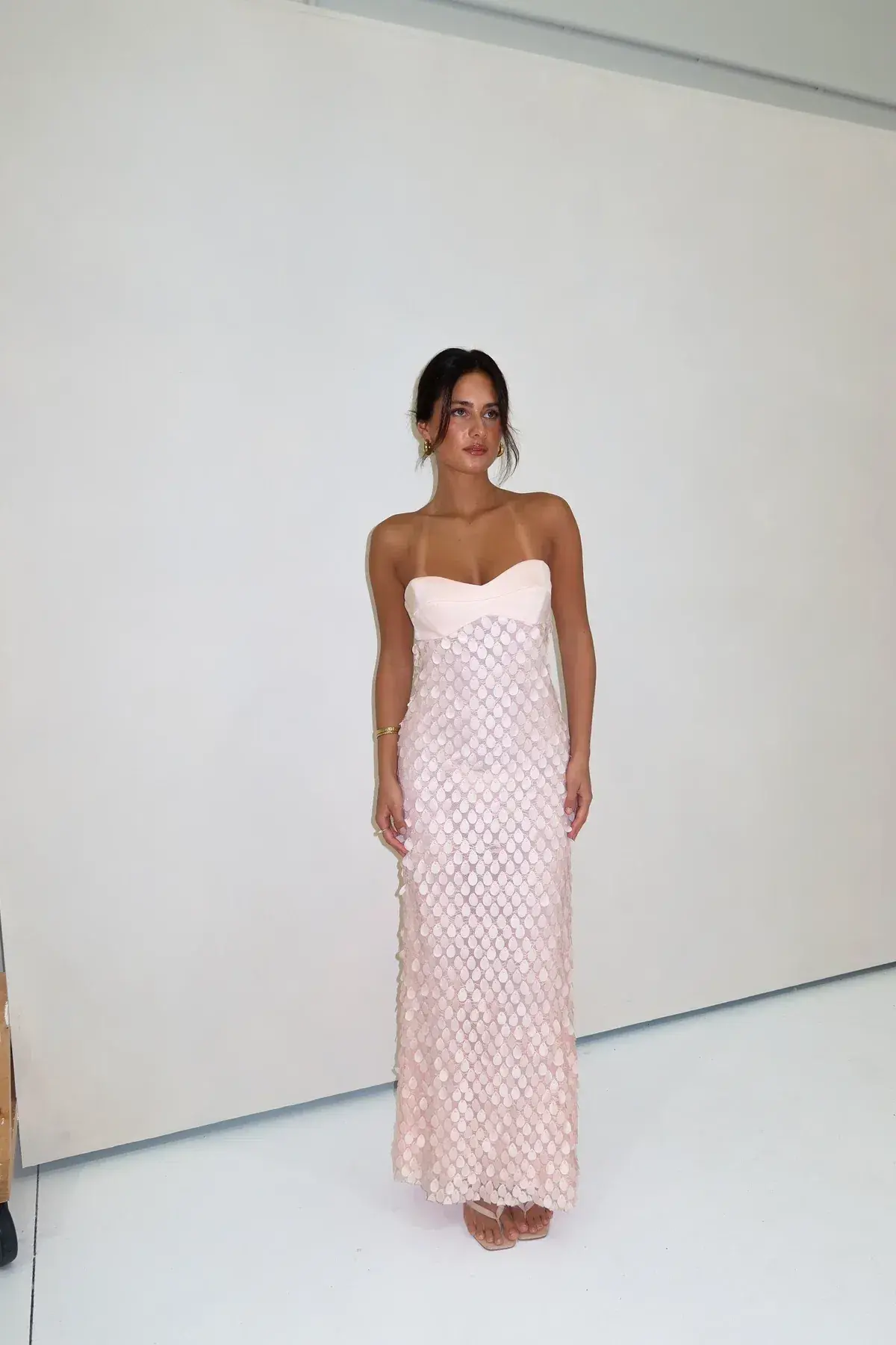 Manning Cartell Extreme Balconette Dress Maxi Light Pink Size AU 6 - Image 1