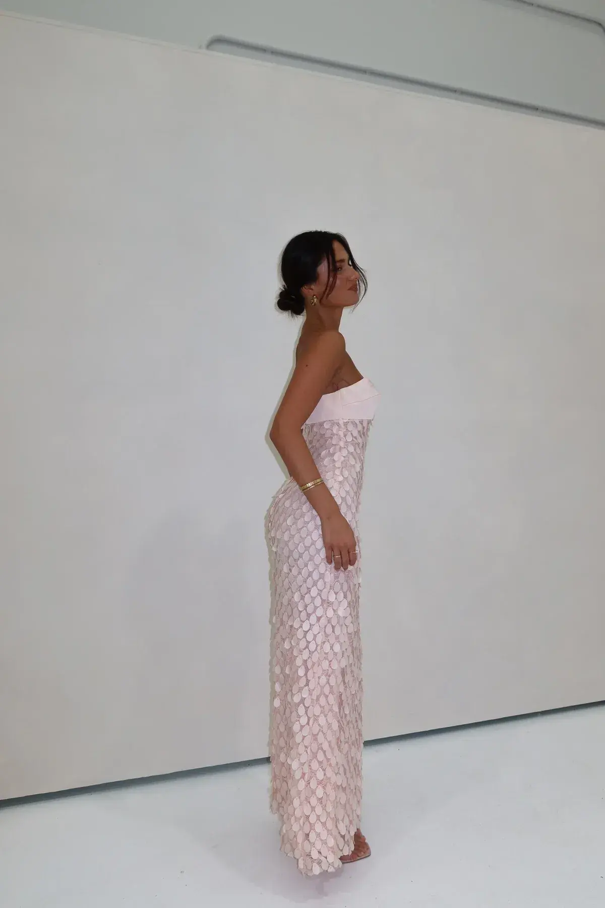 Manning Cartell Extreme Balconette Dress Maxi Light Pink Size AU 6 - Image 4