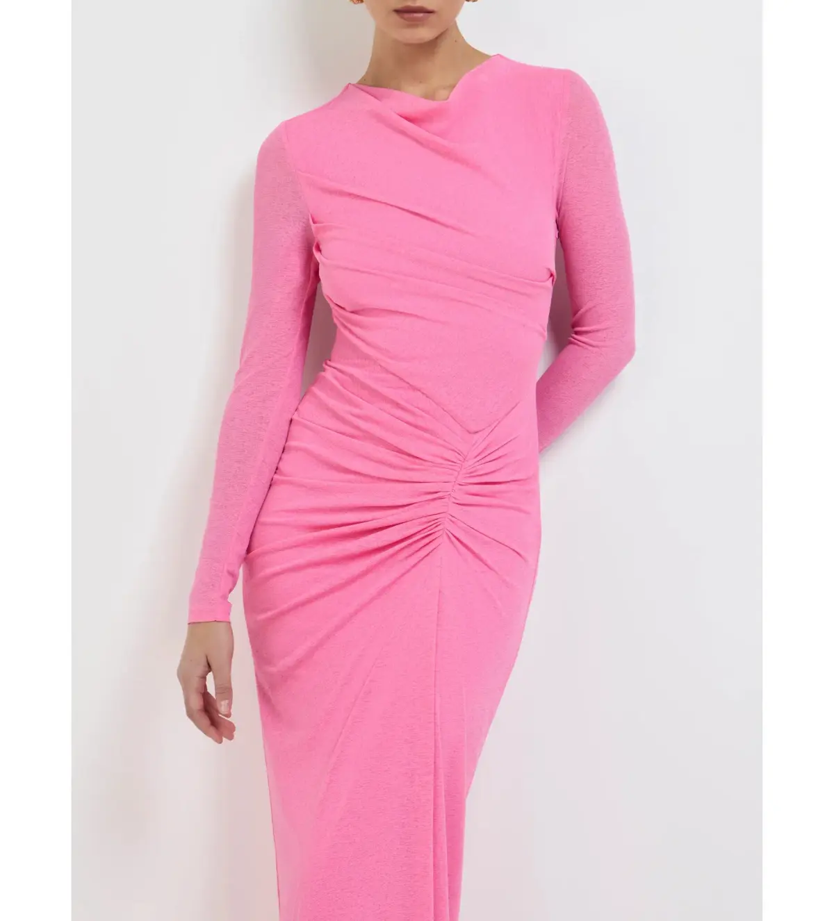 Sheike Sophia Maxi Dress Pink Size AU 10 - Image 3