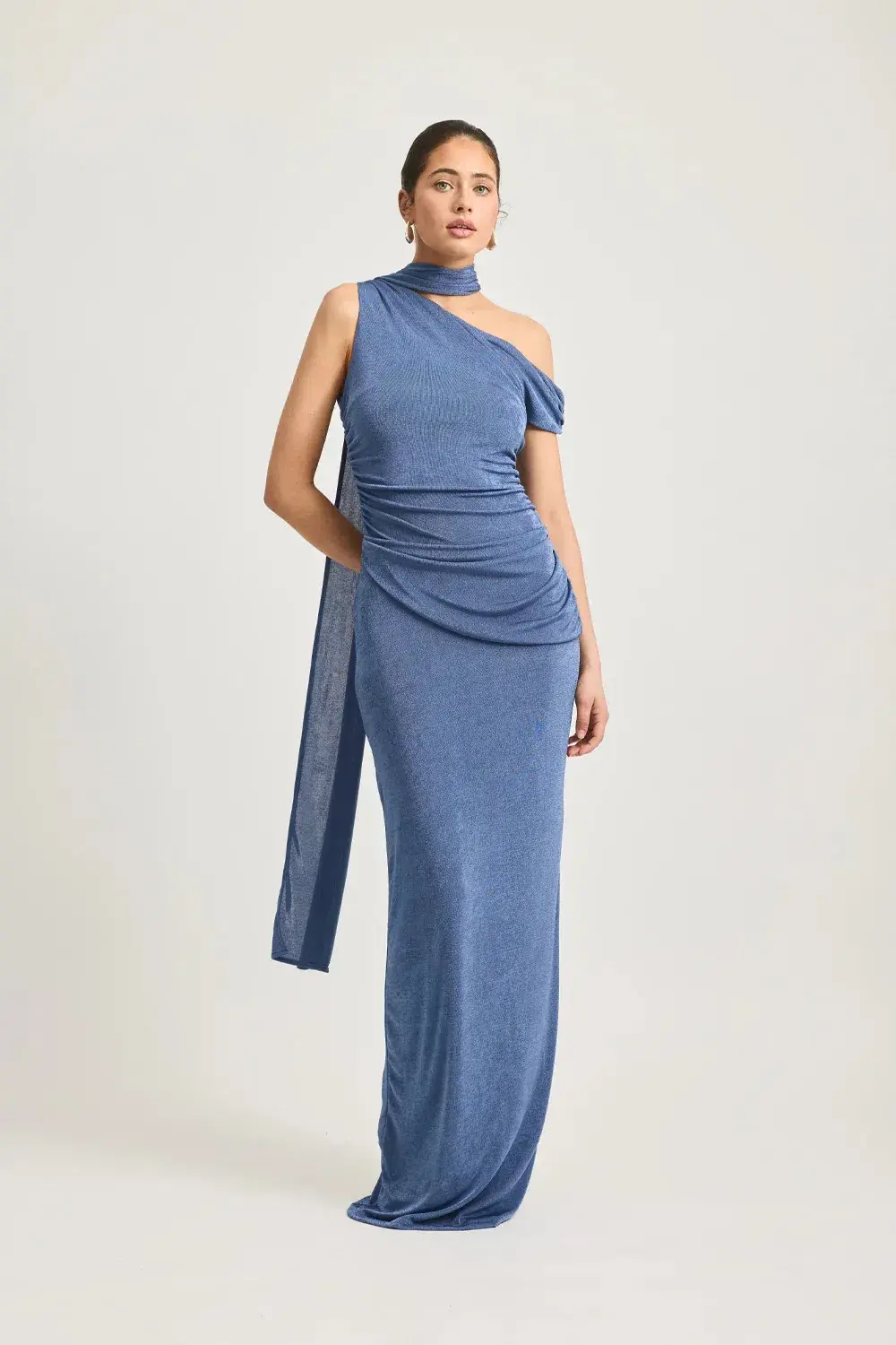 Tojha Malika Maxi Dress Blue Size 12 for rent on The Volte - main image