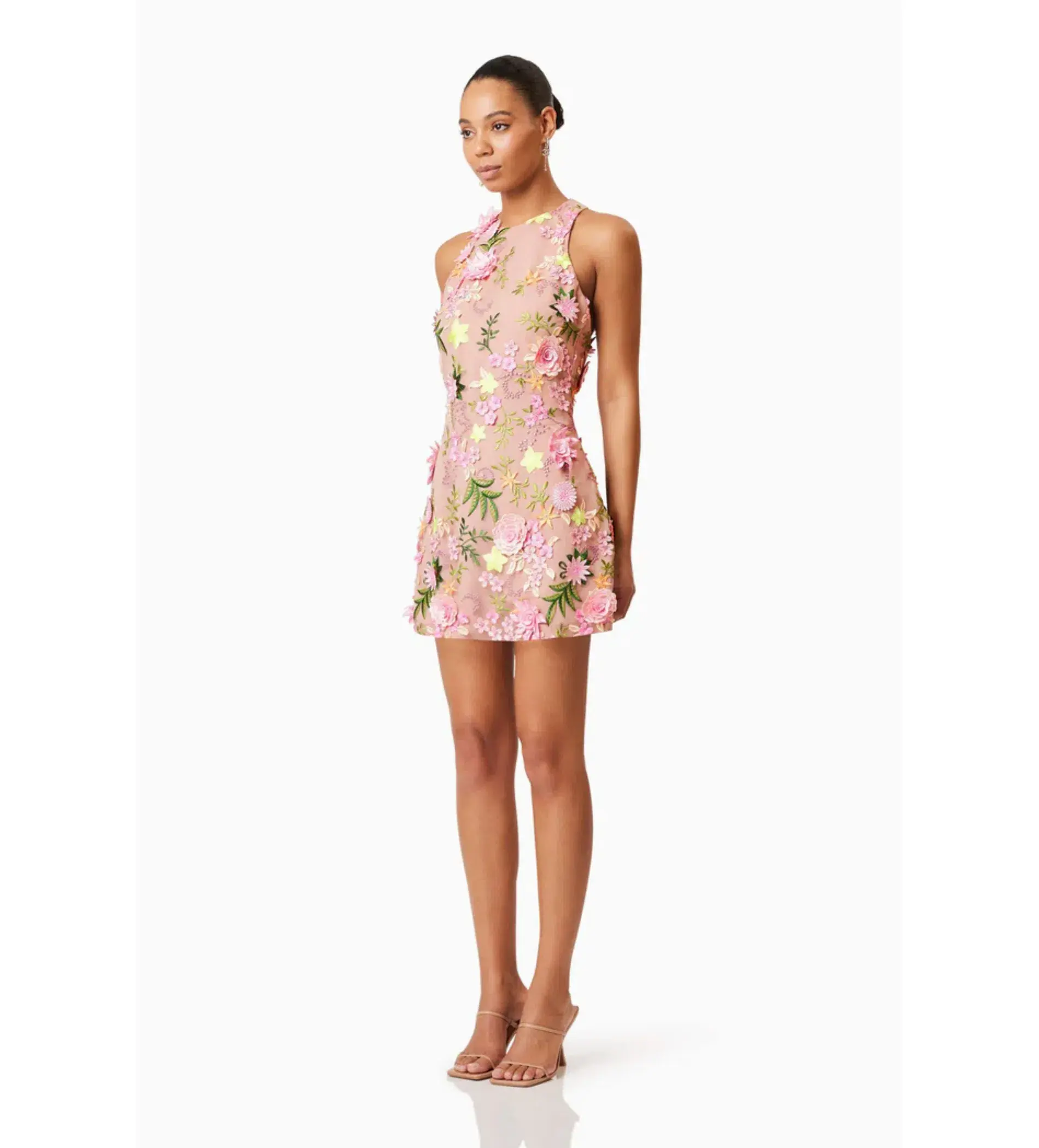 Elliatt Aella Party Mini Dress In Pink Size S / AU 8 - Image 2