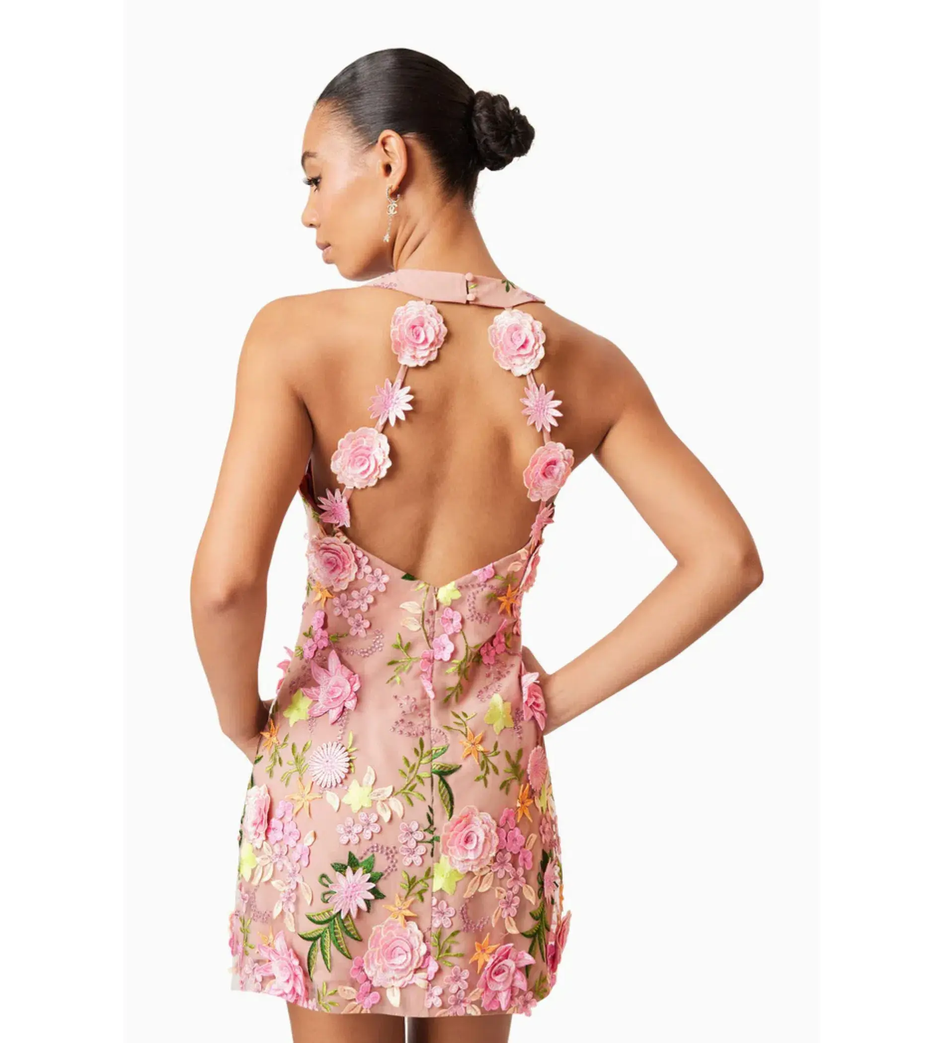 Elliatt Aella Party Mini Dress In Pink Size S / AU 8 - Image 4