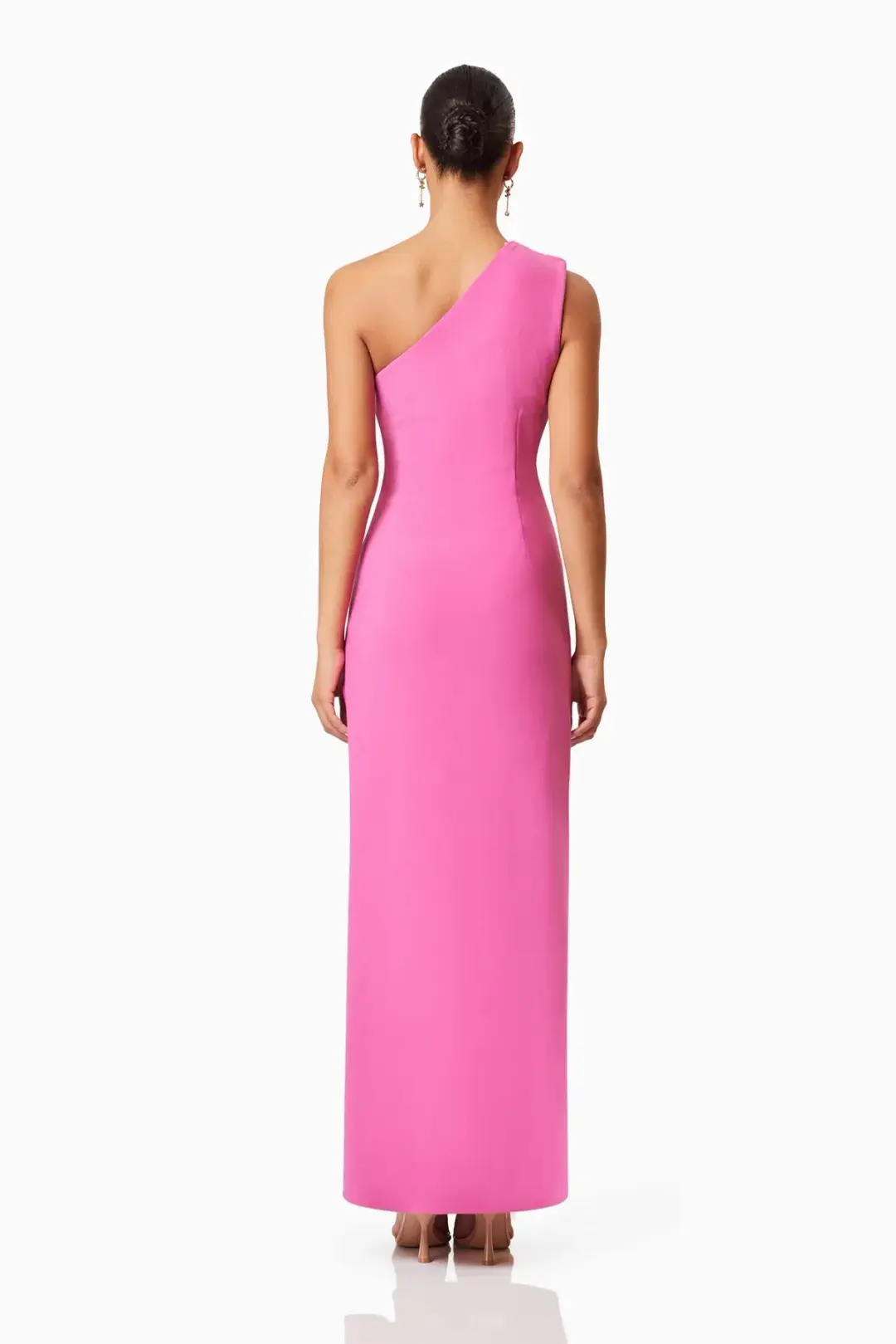 Elliatt Janelle One Shoulder Gown Pink Size 10 for rent on The Volte - main image