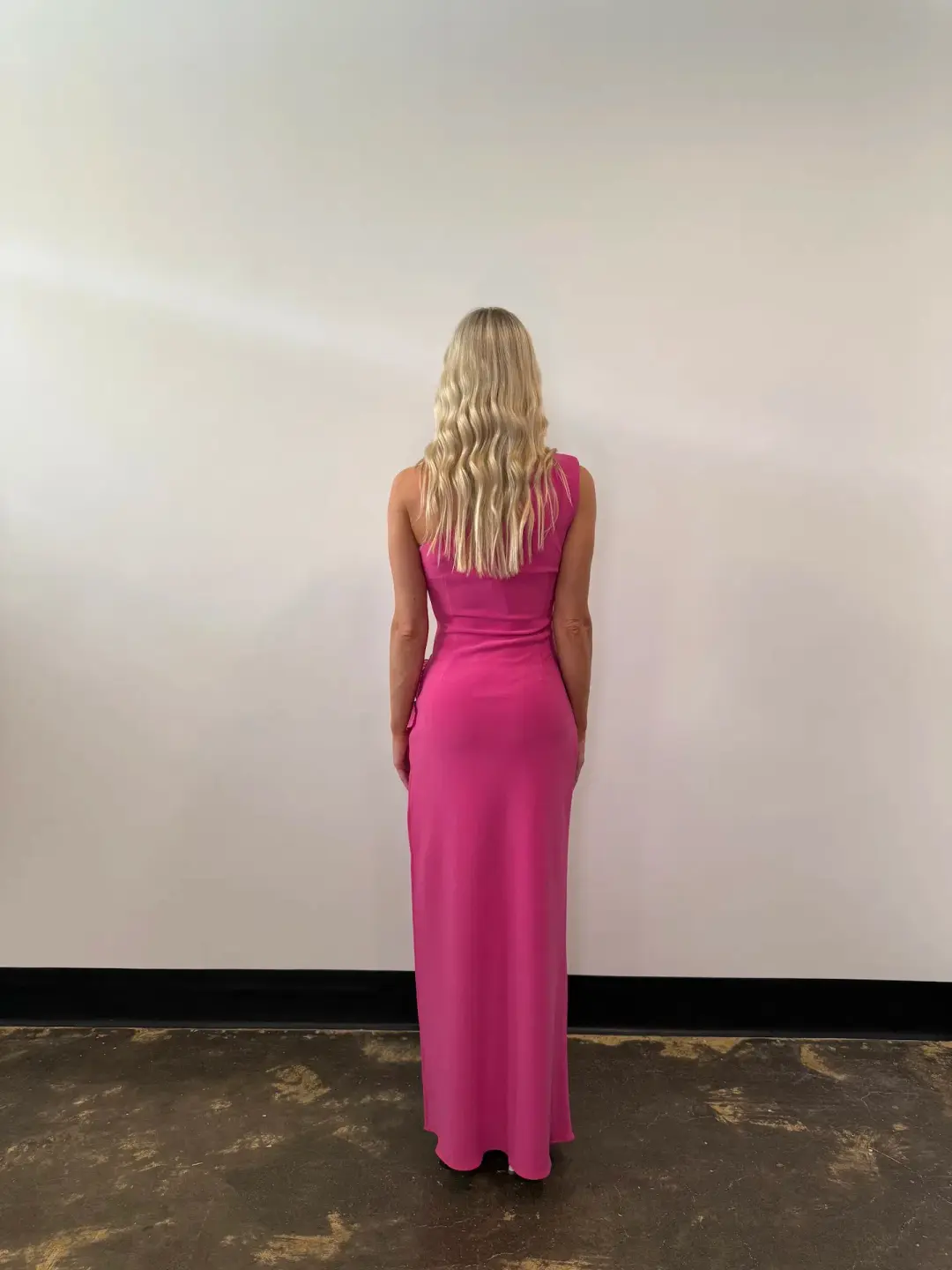 Elliatt Janelle One Shoulder Gown Pink Size 6 for rent on The Volte - main image