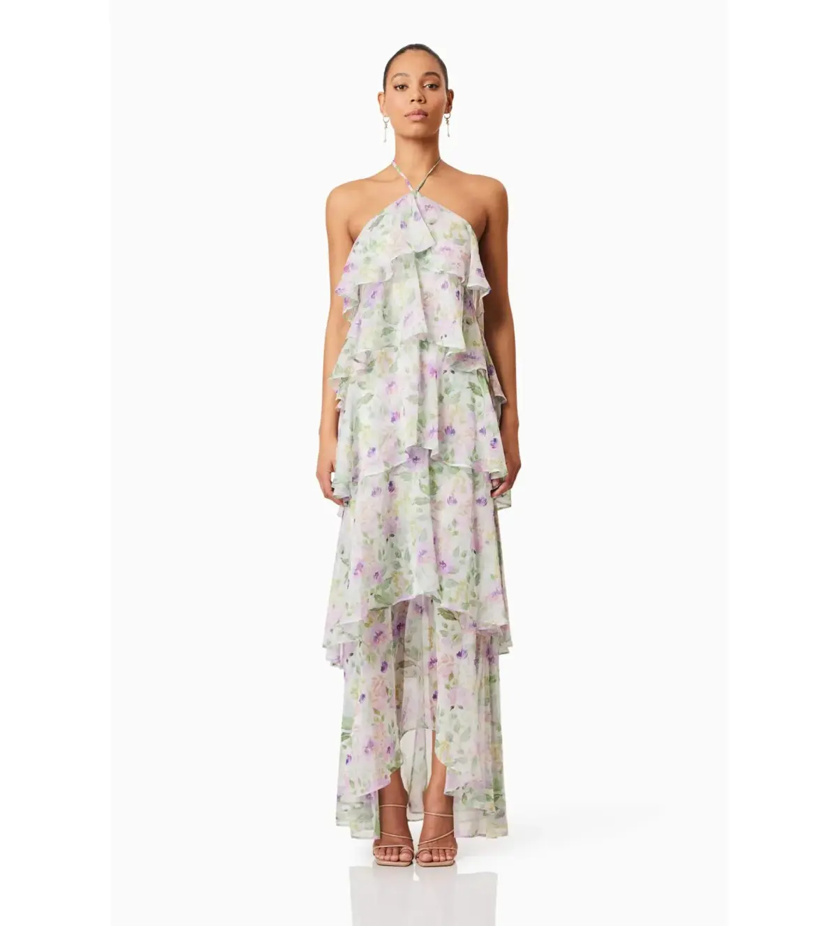 Elliatt Mirabelle Cocktail Maxi Dress Floral Size AU 12 - Image 1