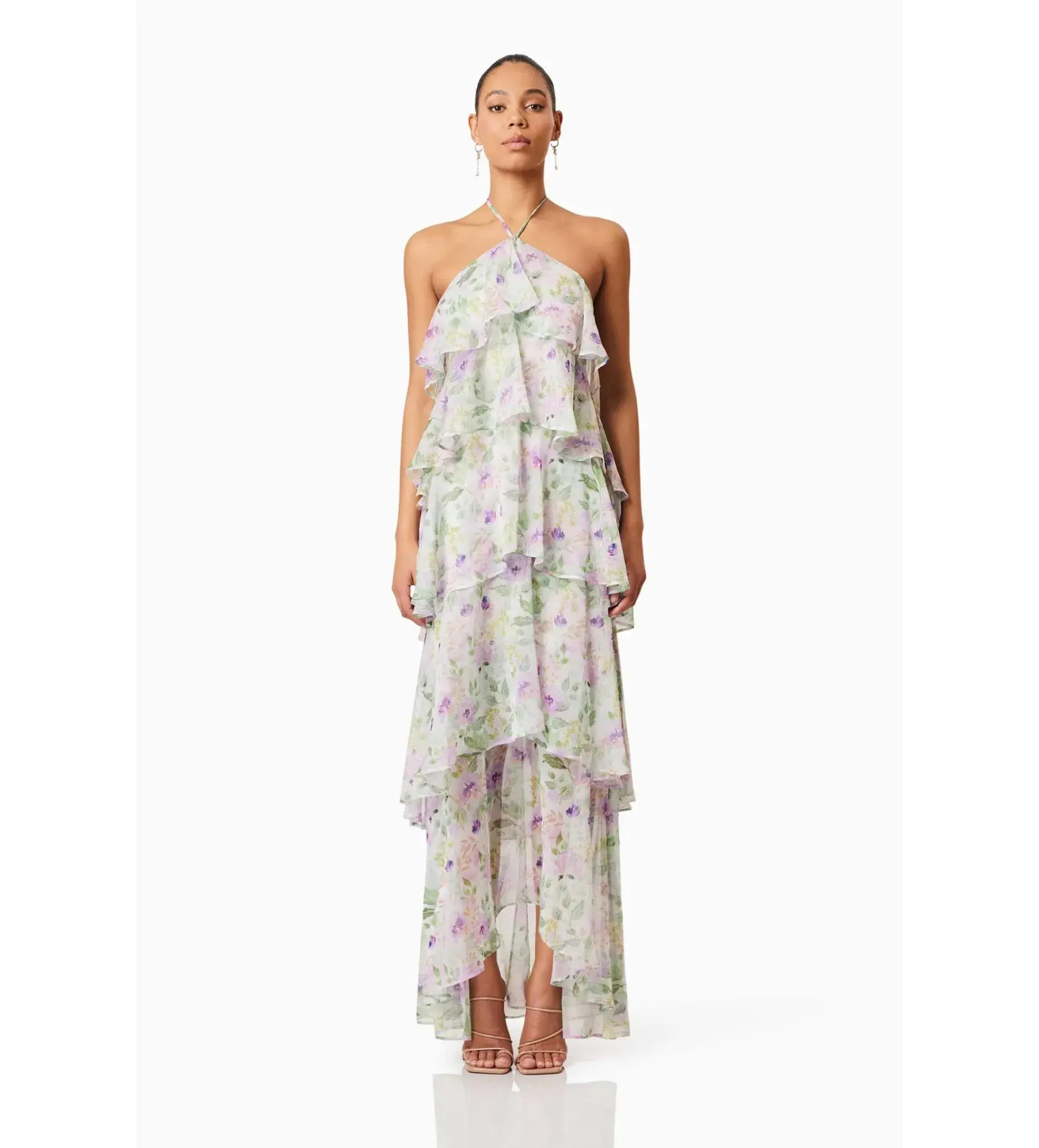 Elliatt Mirabelle Cocktail Maxi Dress Floral Size AU 12 - Image 1