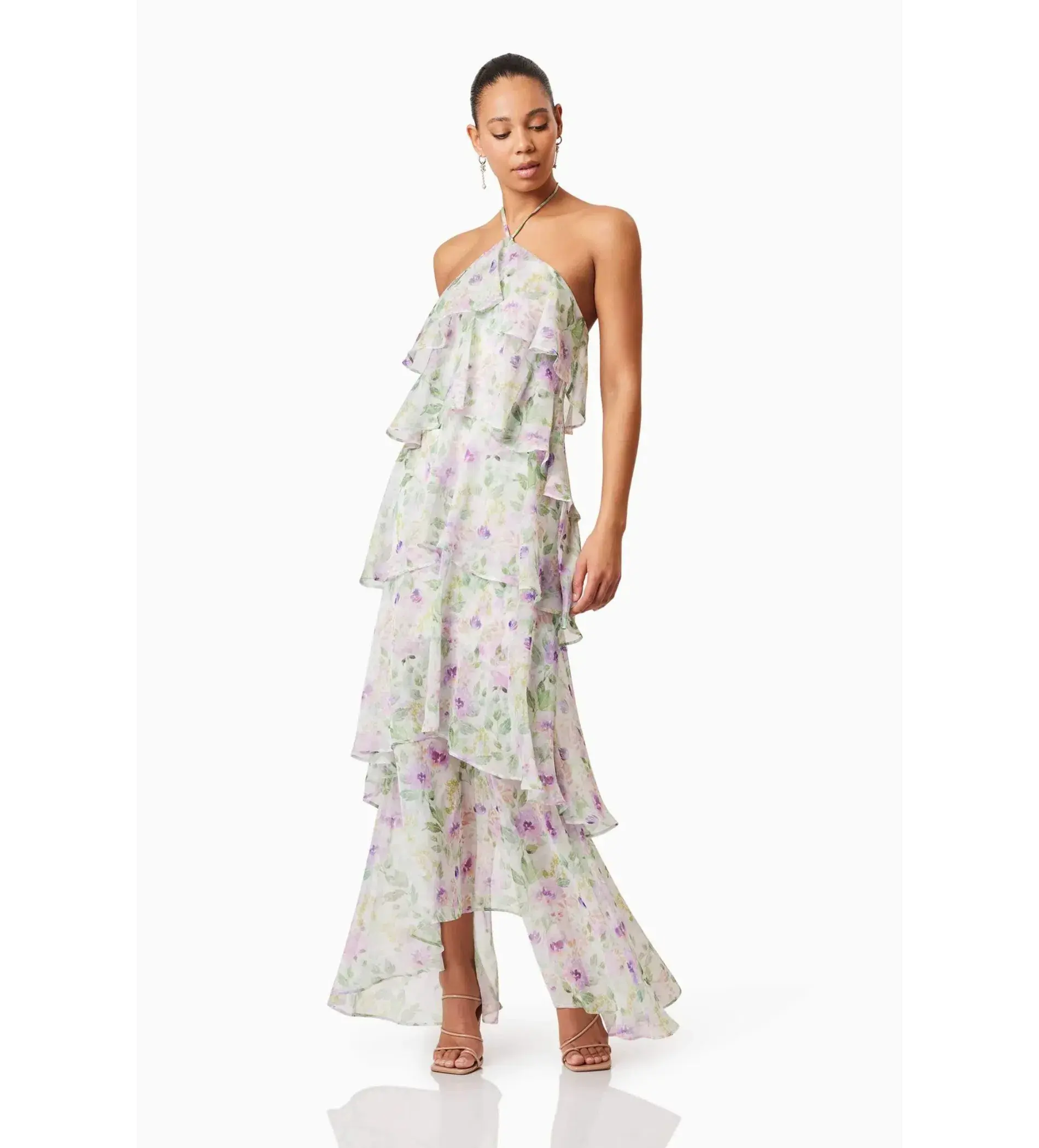 Elliatt Mirabelle Cocktail Maxi Dress Floral Size AU 12 - Image 3