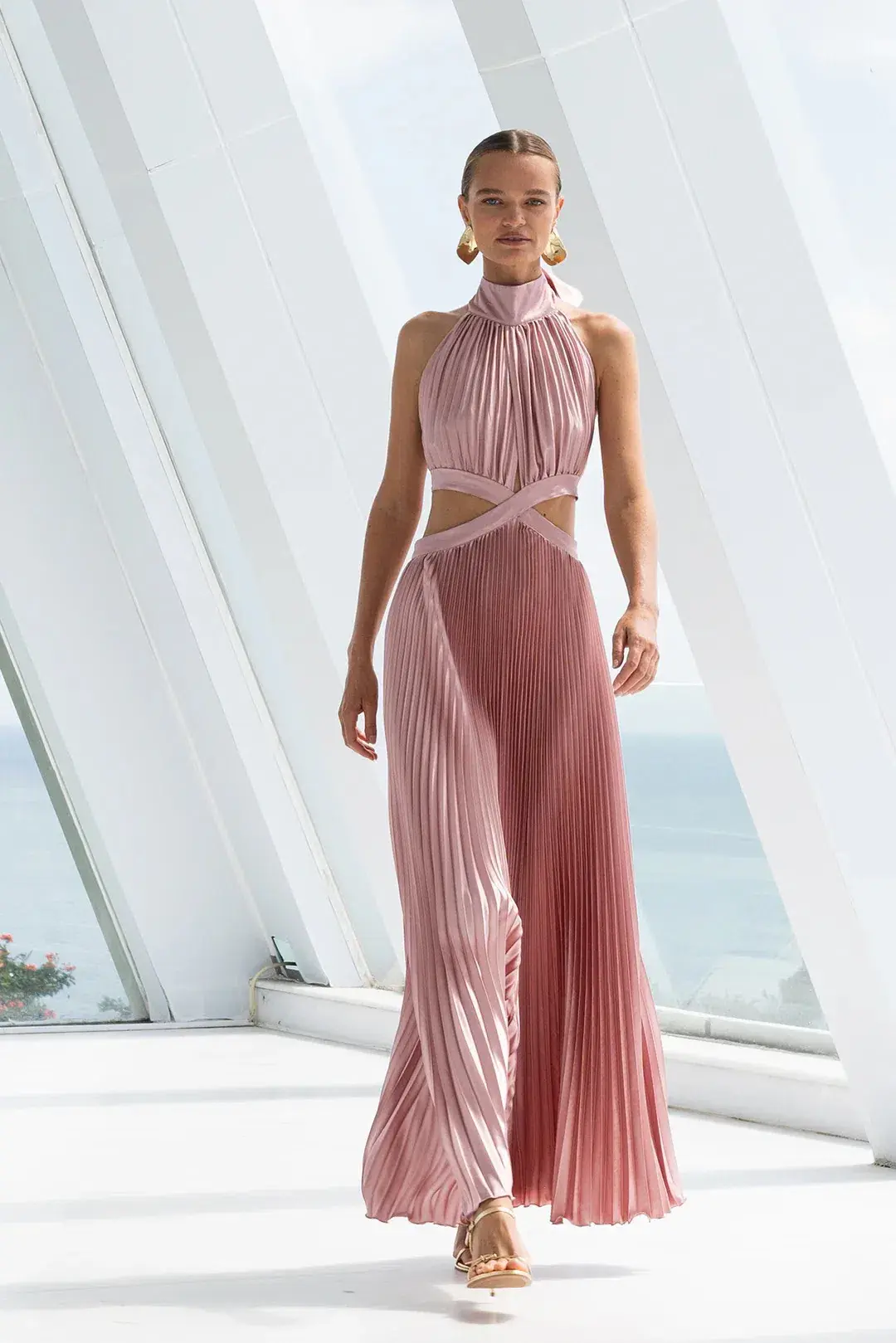 LIDEE WOMAN CLEOPATRA GOWN / PARFAIT / SIZE 8 - Image 1