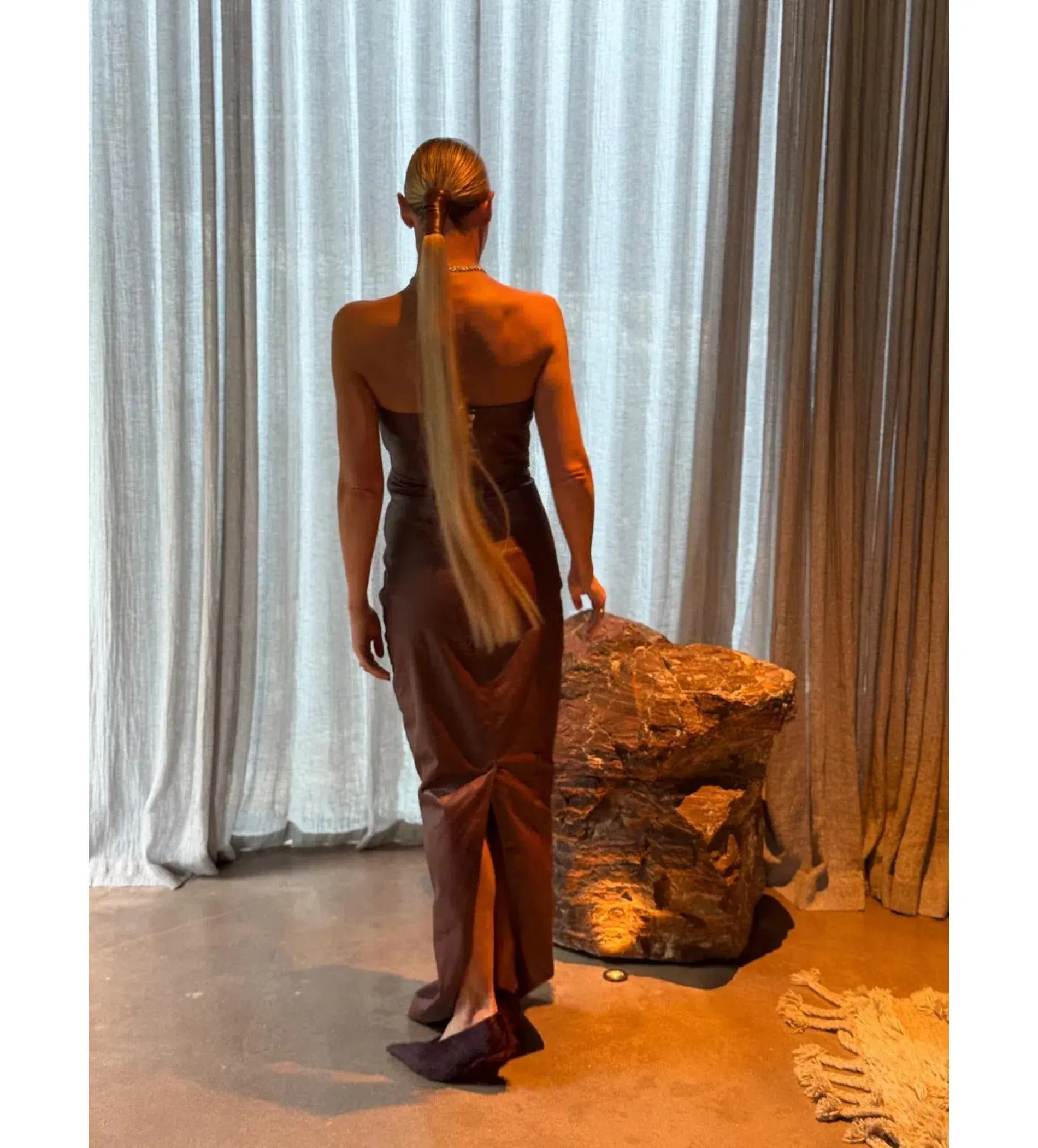 Rick Owens Prong Gown Brown Size AU 6 - Image 6