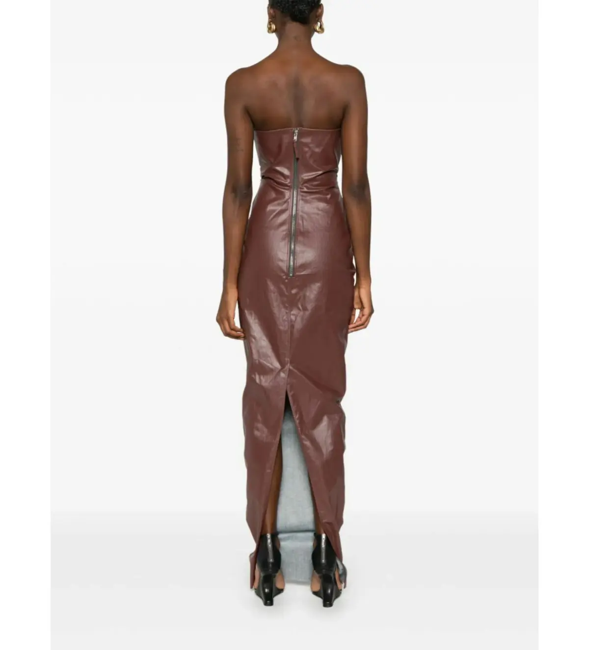 Rick Owens Prong Gown Brown Size AU 6 - Image 5