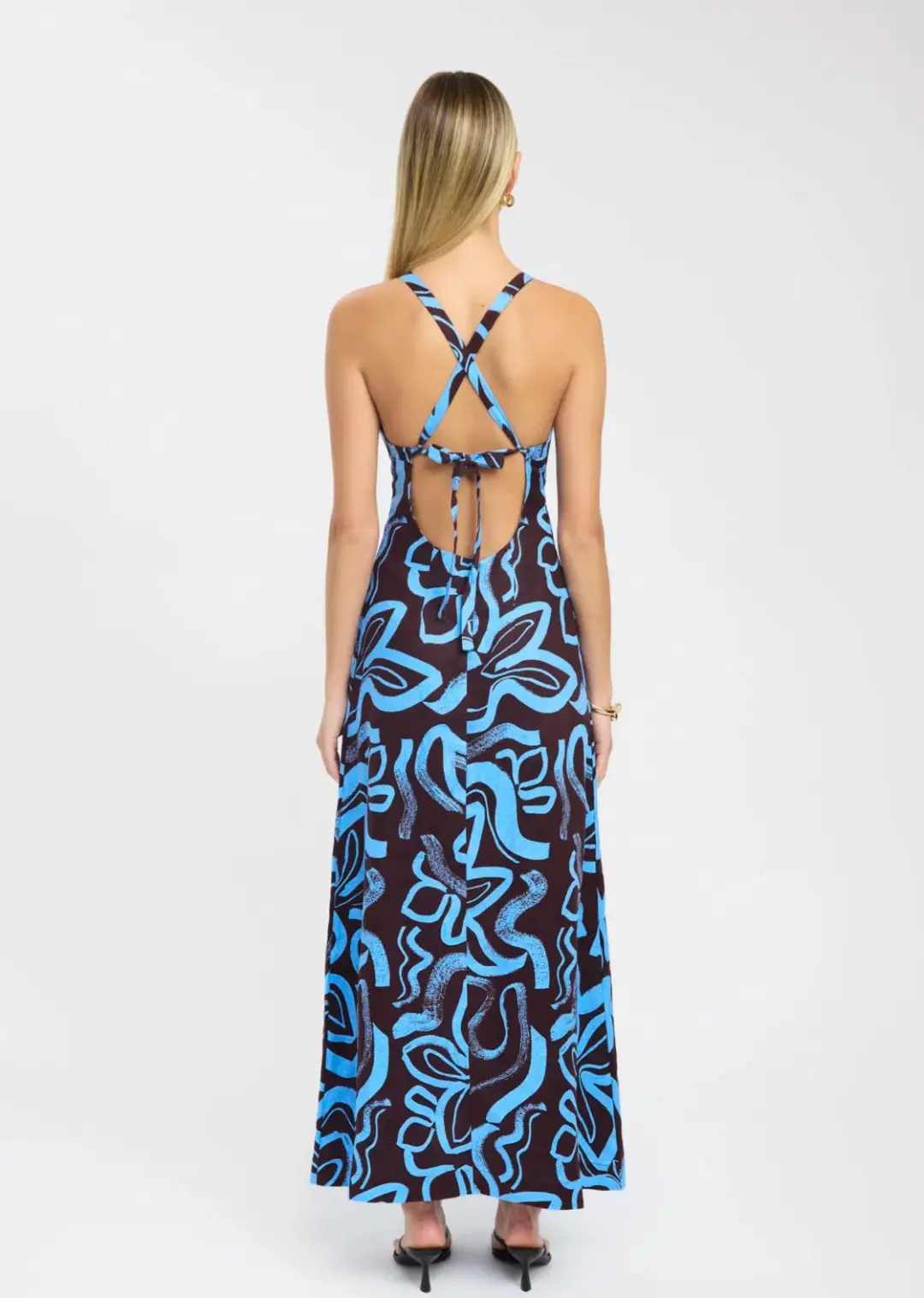Kookai Soley Vee Maxi Dress Size AU 8 for rent on The Volte - main image