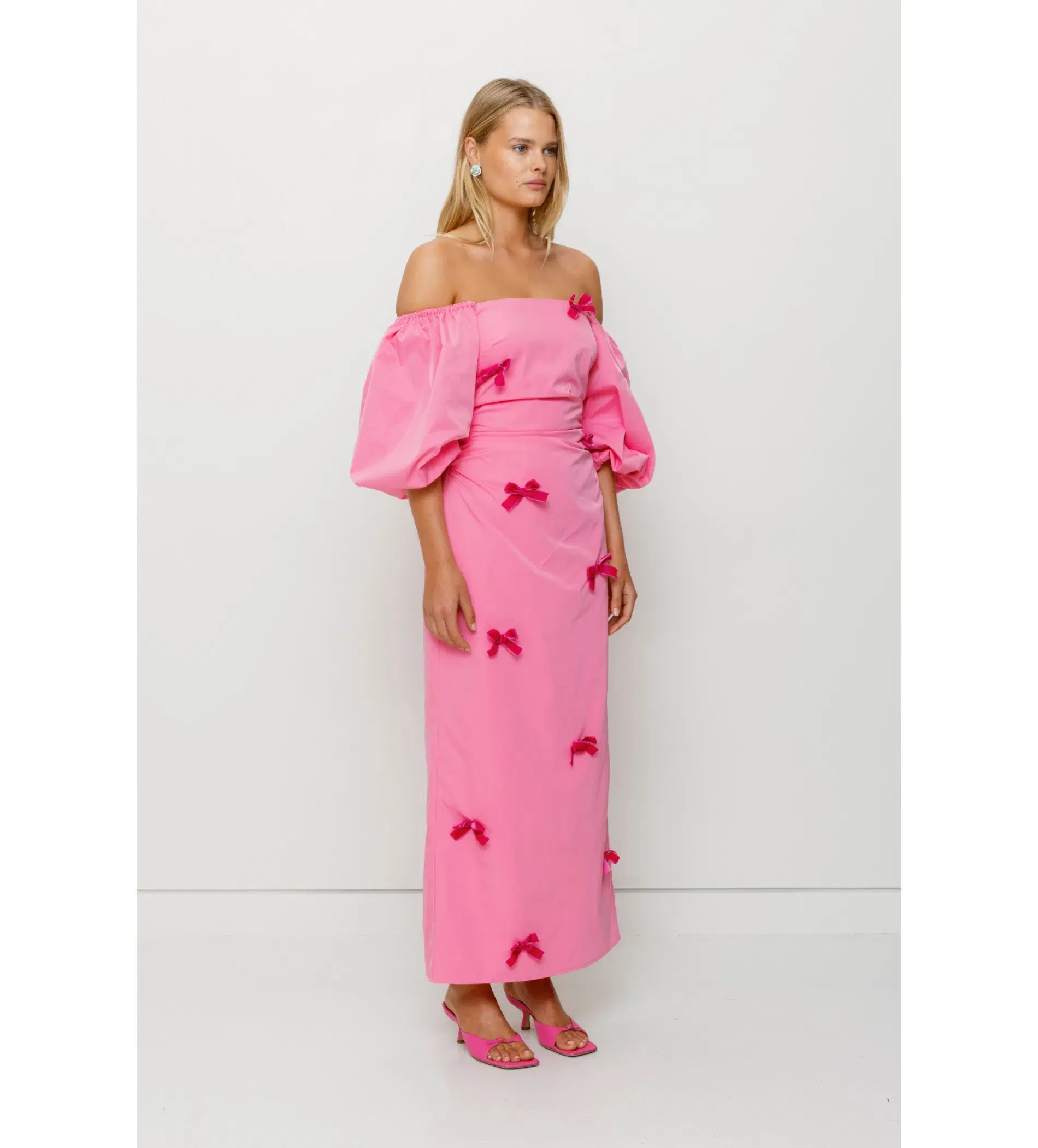 The Wolf Gang Amar Midi Dress in Candy Size M / AU 10 - Image 3