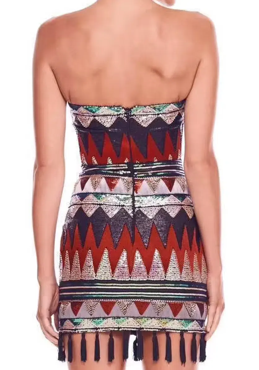 Eliya the Label Perplex Dress Multi Sequin Size 6  - Image 3