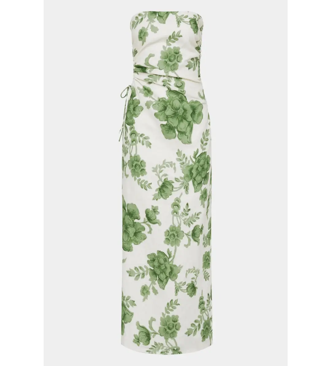 Sir the Label Gardella Strapless Midi Dress Frisa Print Size 0 AU 6 for rent on The Volte - main image