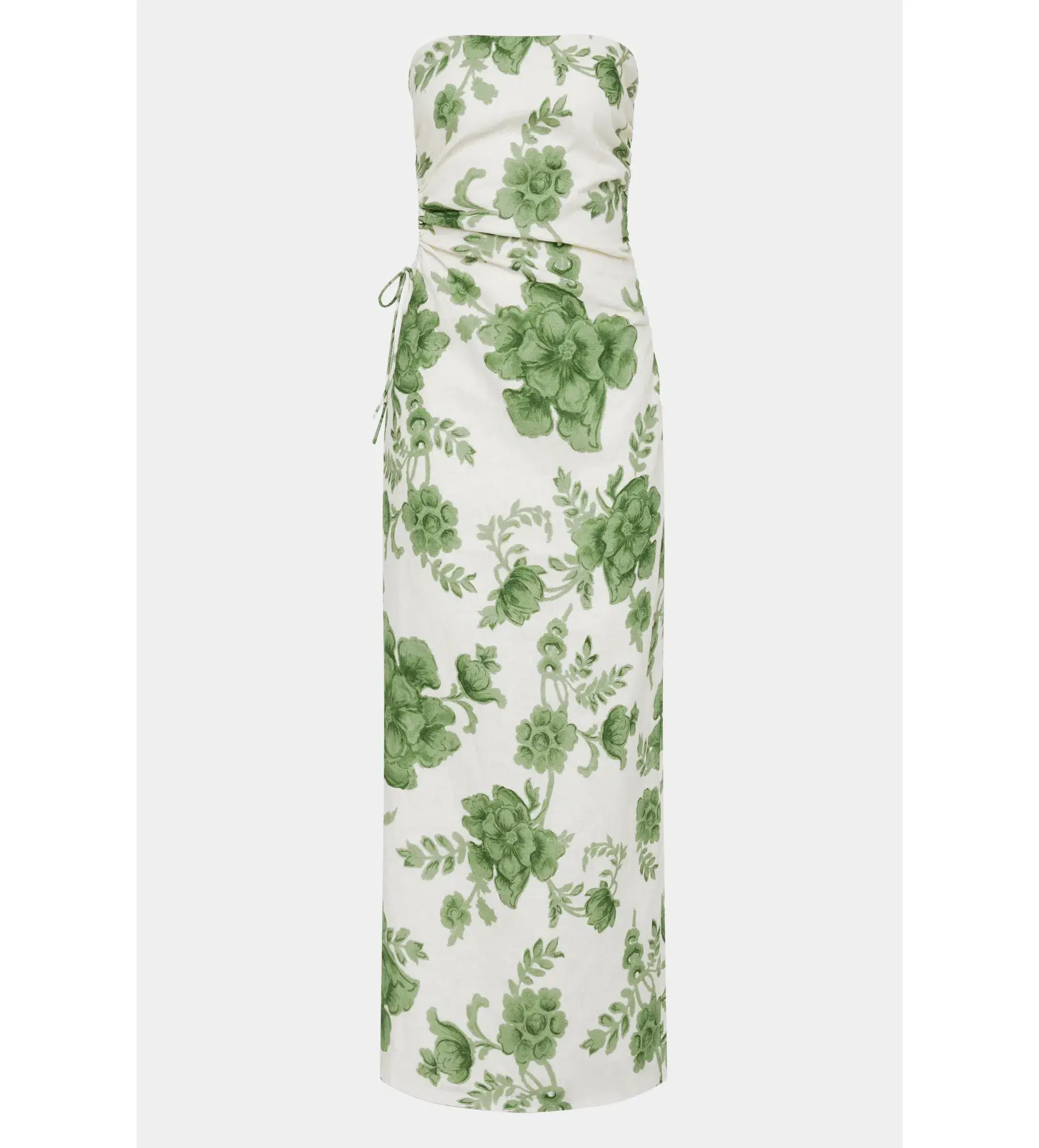 Sir the Label Gardella Strapless Midi Dress Frisa Print Size 0 AU 6 - Image 5