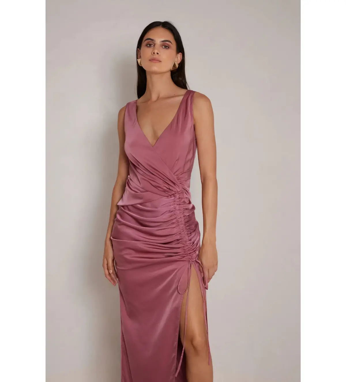 Elle Zeitoune Lennon Maxi Gown in Rose Size AU 14 - Image 3