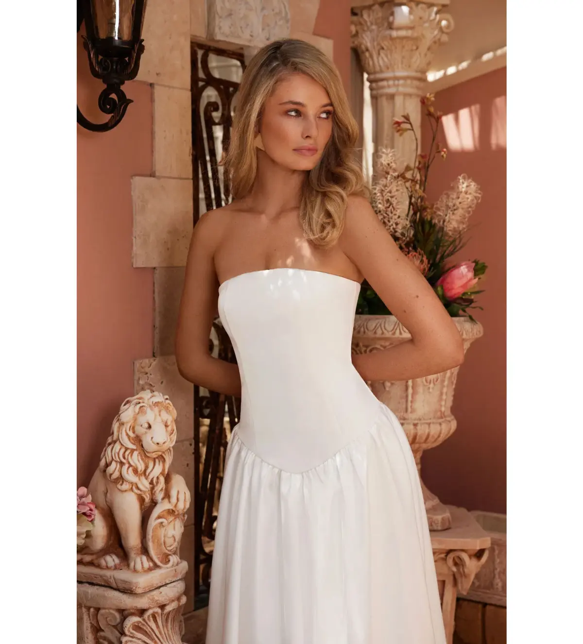 Elle Zeitoune Maggie Midi Dress White Size AU 8 - Image 4