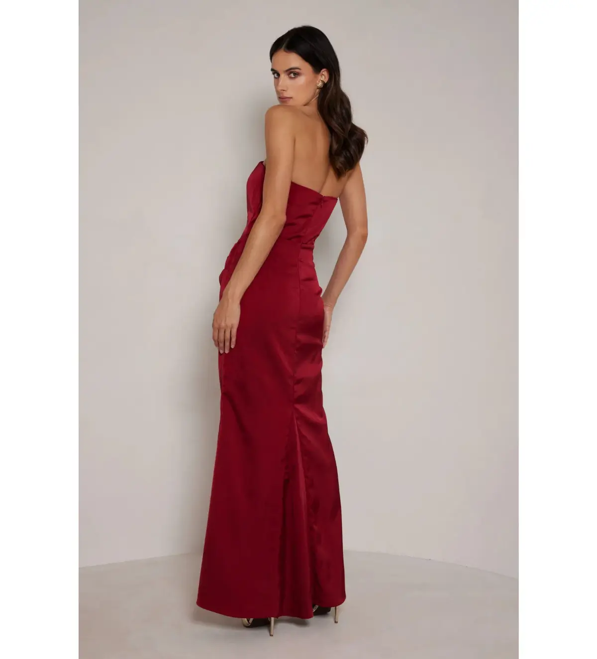 Elle Zeitoune Annie Maxi Gown in Scarlet Size AU 12  - Image 2