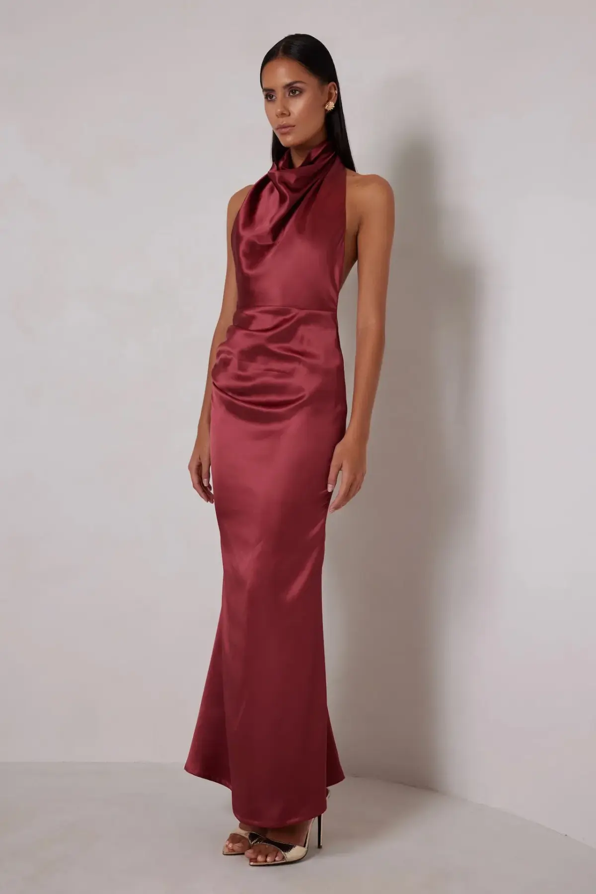 Elle Zeitoune Yvette Maxi Dress in Rust Size 8 - Image 1