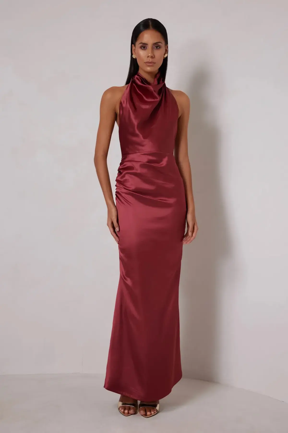 Elle Zeitoune Yvette Maxi Dress in Rust Size 8 - Image 5