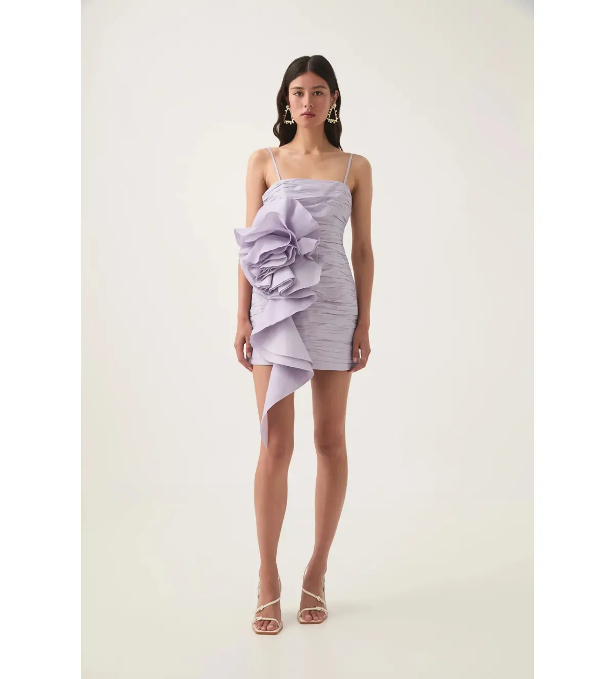 Aje Potion Spiral Mini Dress in Lilac Size 12/L - Image 1